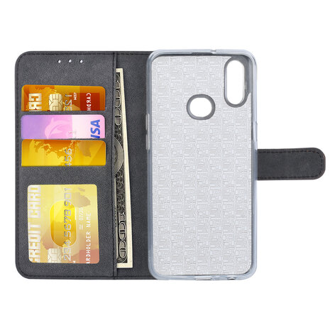 Samsung Galaxy A10s Marron Book type housse Titulaire de la carte Samsung Galaxy A10s Marron Book type housse Titulaire de la carte