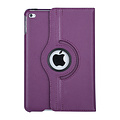 Apple iPad Mini 4 Paars 360 graden draaibare hoes - Book Case Tablethoes