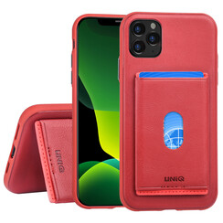 Uniq accessory Apple iPhone 11 Pro Max Rouge Back cover coque Titulaire de la carte