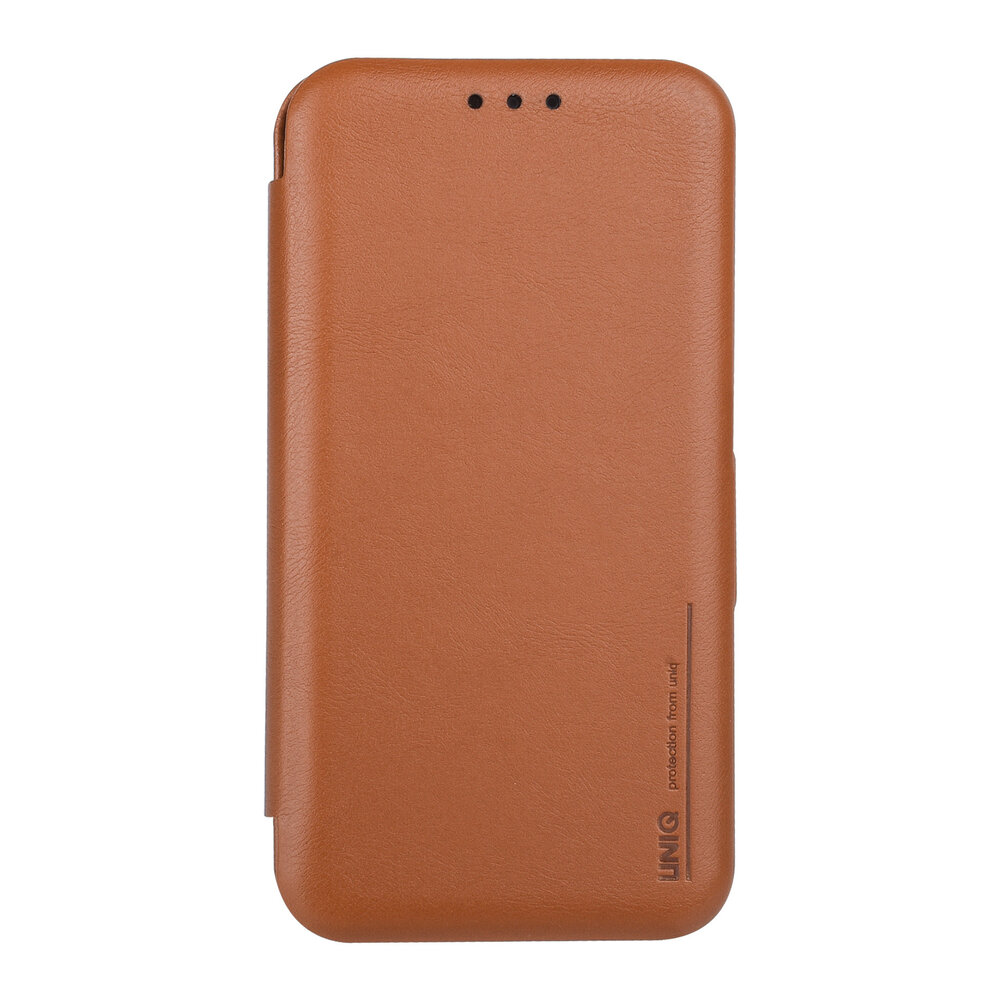 UNIQ Accessory UNIQ Accessory LichtBruin hoesje iPhone 11 Pro - Book Case - Elegance Series - Pasjeshouder UNIQ Accessory UNIQ Accessory LichtBruin hoesje iPhone 11 Pro - Book Case - Elegance Series - Pasjeshouder