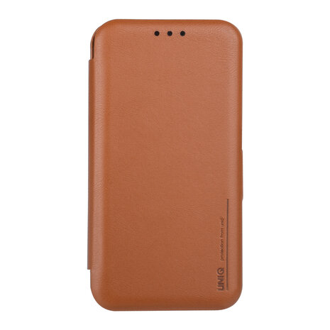 UNIQ Accessory UNIQ Accessory LichtBruin hoesje iPhone 11 Pro - Book Case - Elegance Series - Pasjeshouder UNIQ Accessory UNIQ Accessory LichtBruin hoesje iPhone 11 Pro - Book Case - Elegance Series - Pasjeshouder