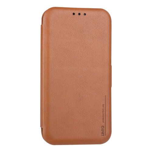 UNIQ Accessory UNIQ Accessory Bruin hoesje iPhone 11 Pro Max - Book Case - Elegance Series - Pasjeshouder