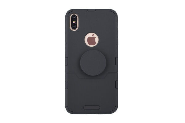 Apple iPhone Xs Max Zwart Backcover hoesje Soft Touch Apple iPhone Xs Max Zwart Backcover hoesje Soft Touch