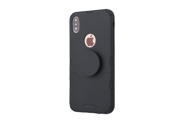 Apple iPhone Xs Max Back-Cover hul Schwarz - Soft Touch Apple iPhone Xs Max Back-Cover hul Schwarz - Soft Touch