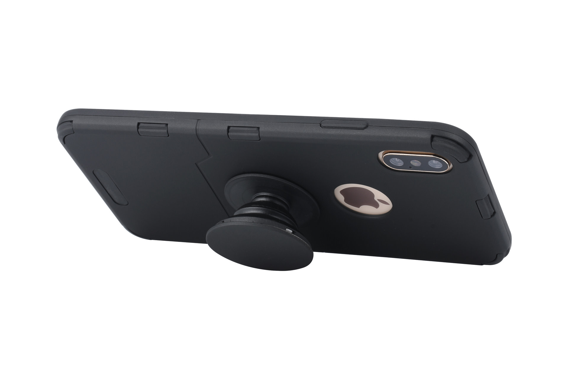 Apple iPhone Xs Max Zwart Backcover hoesje Soft Touch, foto 4 van 5