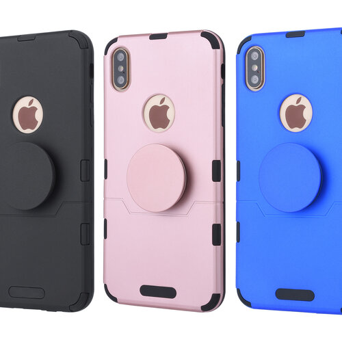 Apple iPhone Xs Max Back-Cover hul Blau - Soft Touch