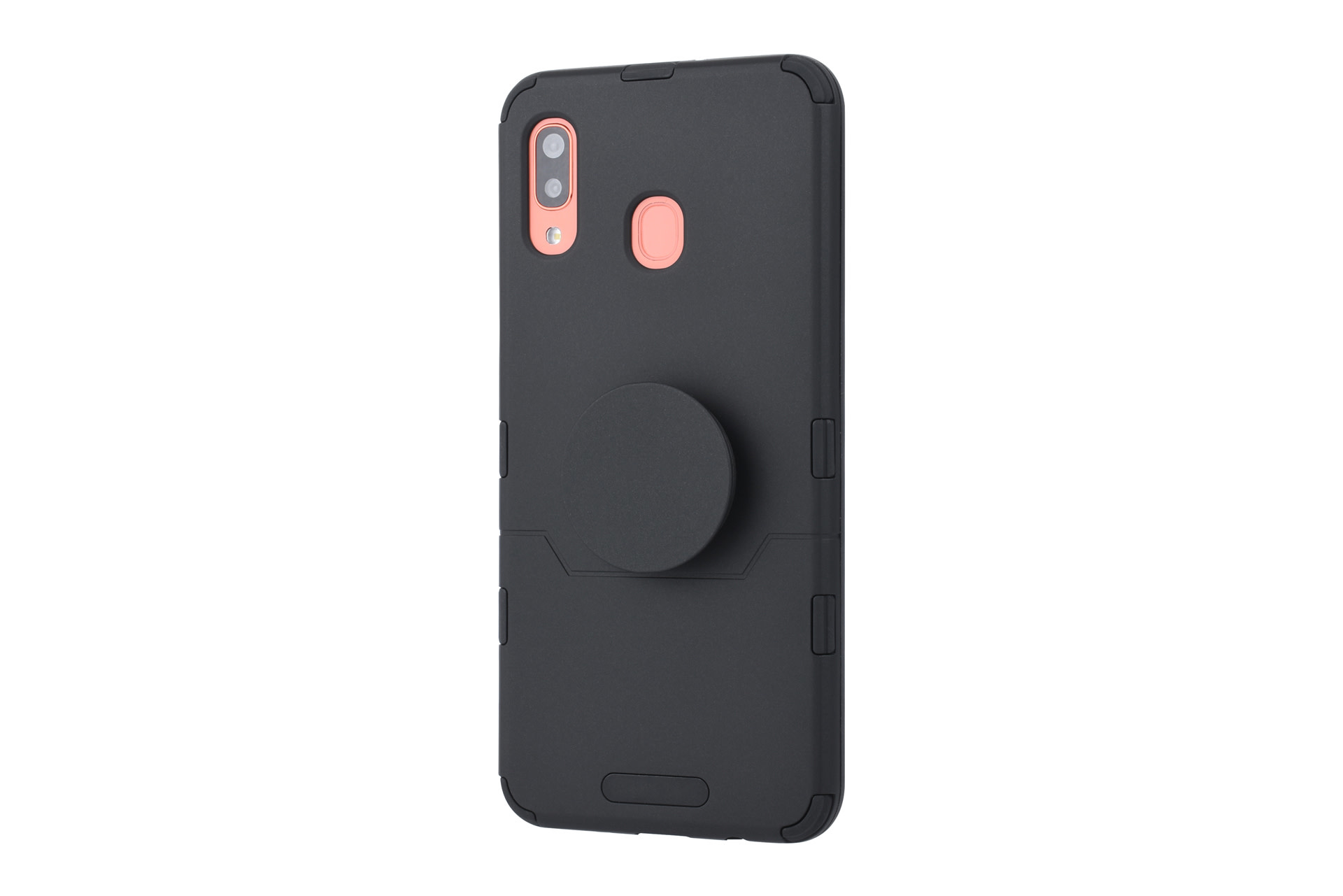 Samsung Galaxy A30 Zwart Backcover hoesje Soft Touch, foto 3 van 5