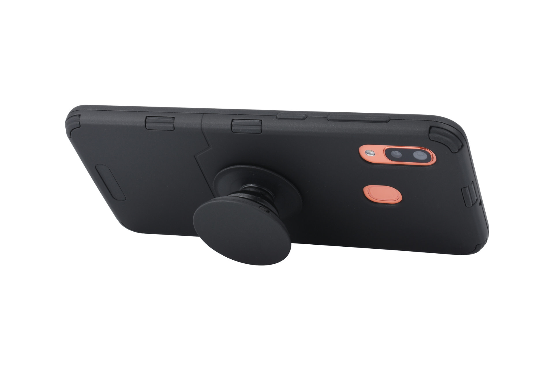 Samsung Galaxy A30 Zwart Backcover hoesje Soft Touch, foto 4 van 5