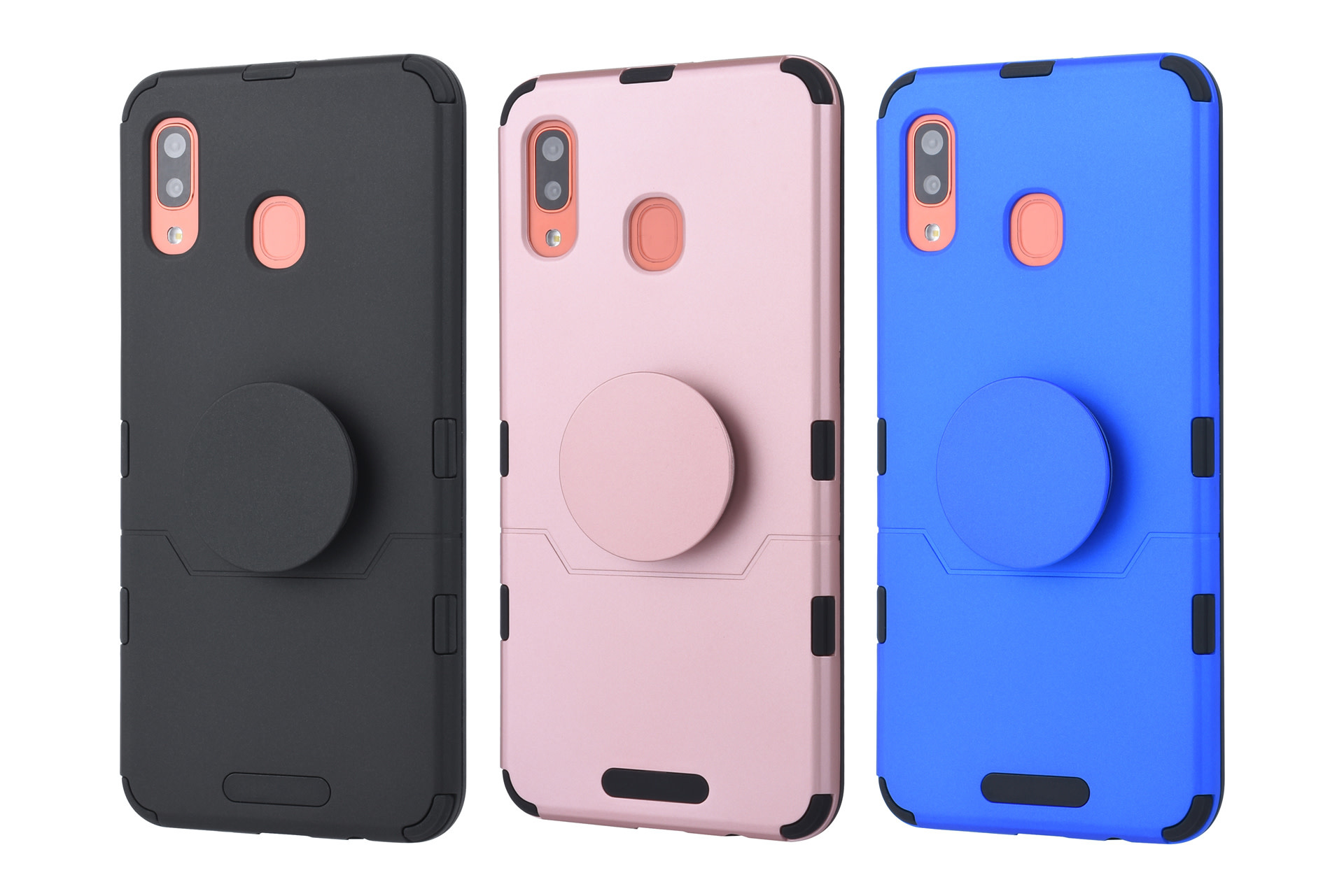 Samsung Galaxy A30 Zwart Backcover hoesje Soft Touch, foto 5 van 5