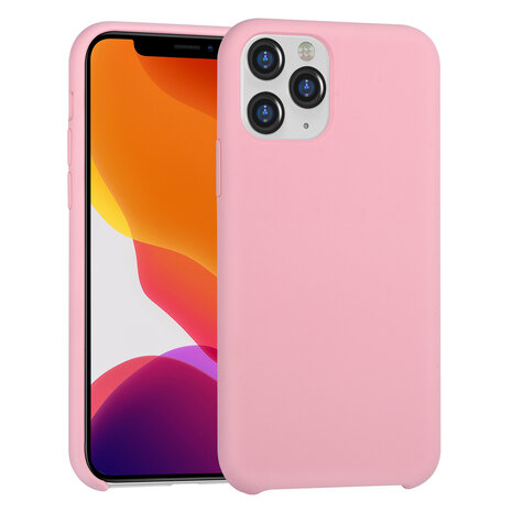 Apple iPhone 11 Pro Roze Backcover hoesje Soft Touch Apple iPhone 11 Pro Roze Backcover hoesje Soft Touch