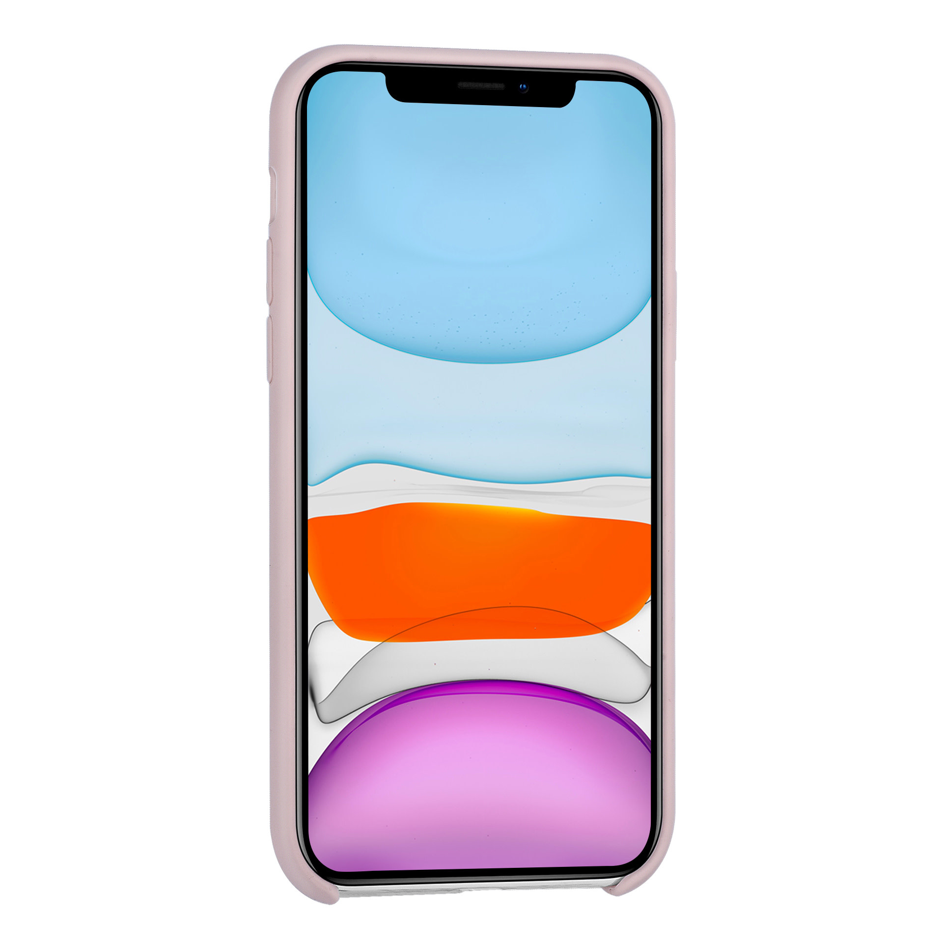 Apple iPhone 11 Pro Max Roze Backcover hoesje Soft Touch, foto 3 van 4