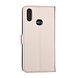 Samsung Galaxy A10s Gold Book type case - Card holder Samsung Galaxy A10s Gold Book type case - Card holder