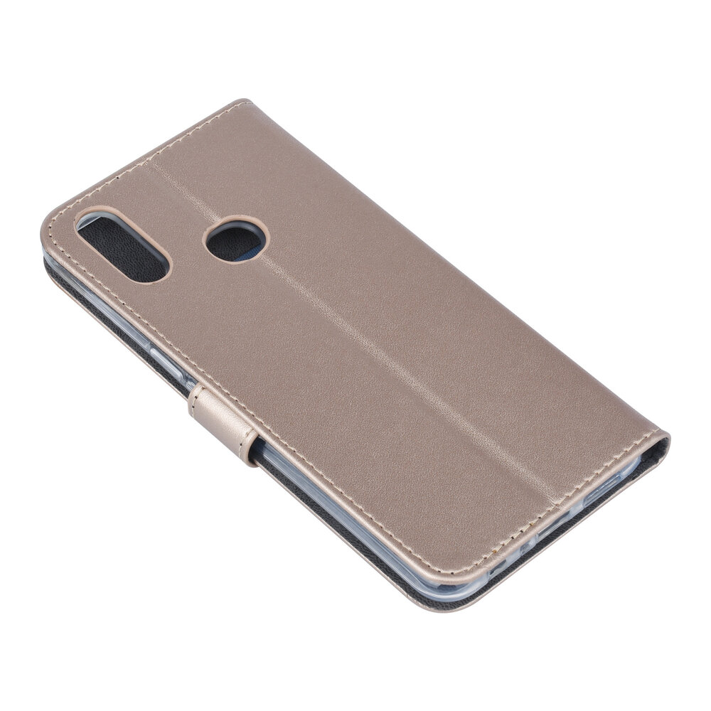 Samsung Galaxy A10s Book-Case hul Gold - Kartenhalter Samsung Galaxy A10s Book-Case hul Gold - Kartenhalter