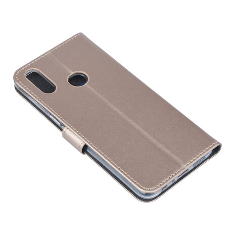 Samsung Galaxy A10s Book-Case hul Gold - Kartenhalter Samsung Galaxy A10s Book-Case hul Gold - Kartenhalter
