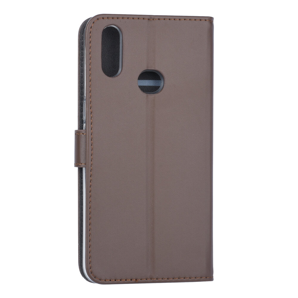Samsung Galaxy A10s Marron Book type housse Titulaire de la carte Samsung Galaxy A10s Marron Book type housse Titulaire de la carte