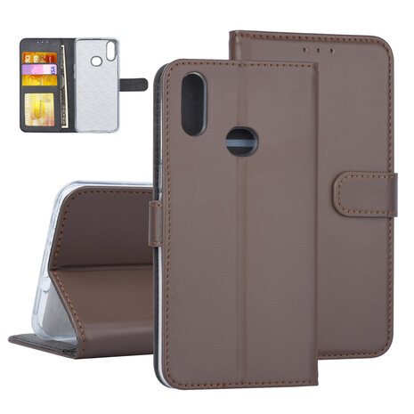 Samsung Galaxy A10s Marron Book type housse Titulaire de la carte Samsung Galaxy A10s Marron Book type housse Titulaire de la carte
