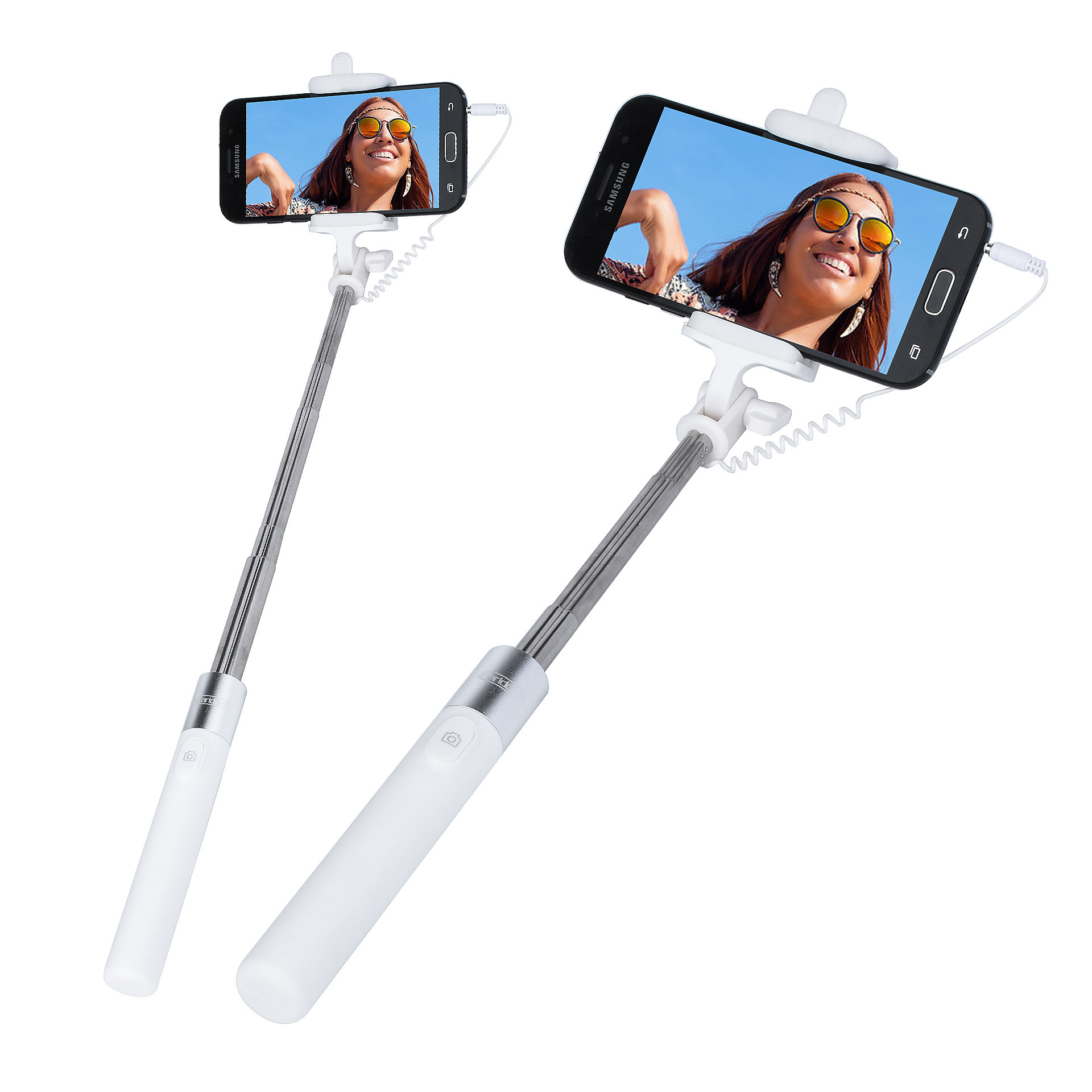Earldom Kasino ZP05 - Selfie Stick - Wit, foto 2 van 4