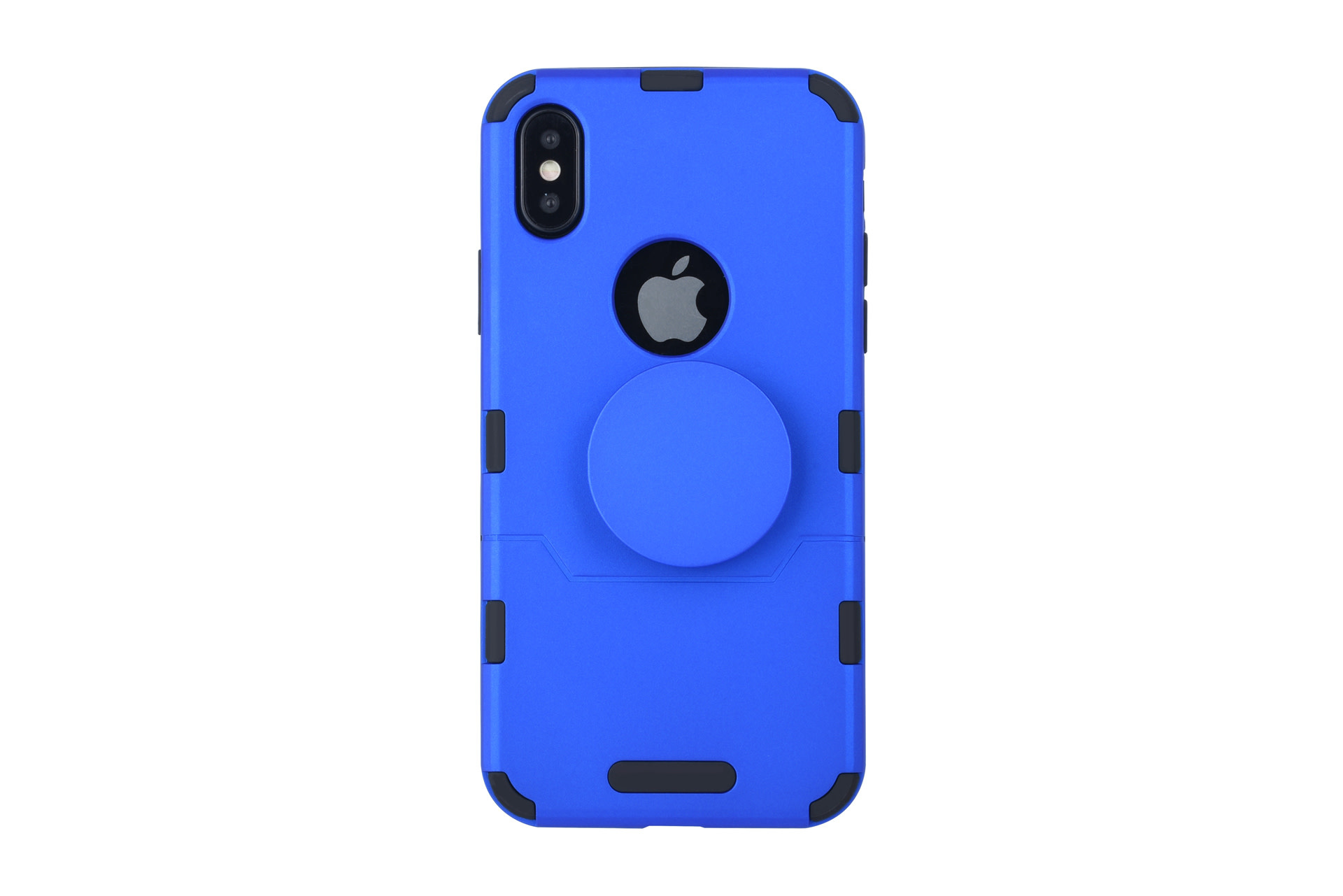 Apple iPhone X-Xs Blauw Backcover hoesje Soft Touch, foto 3 van 5