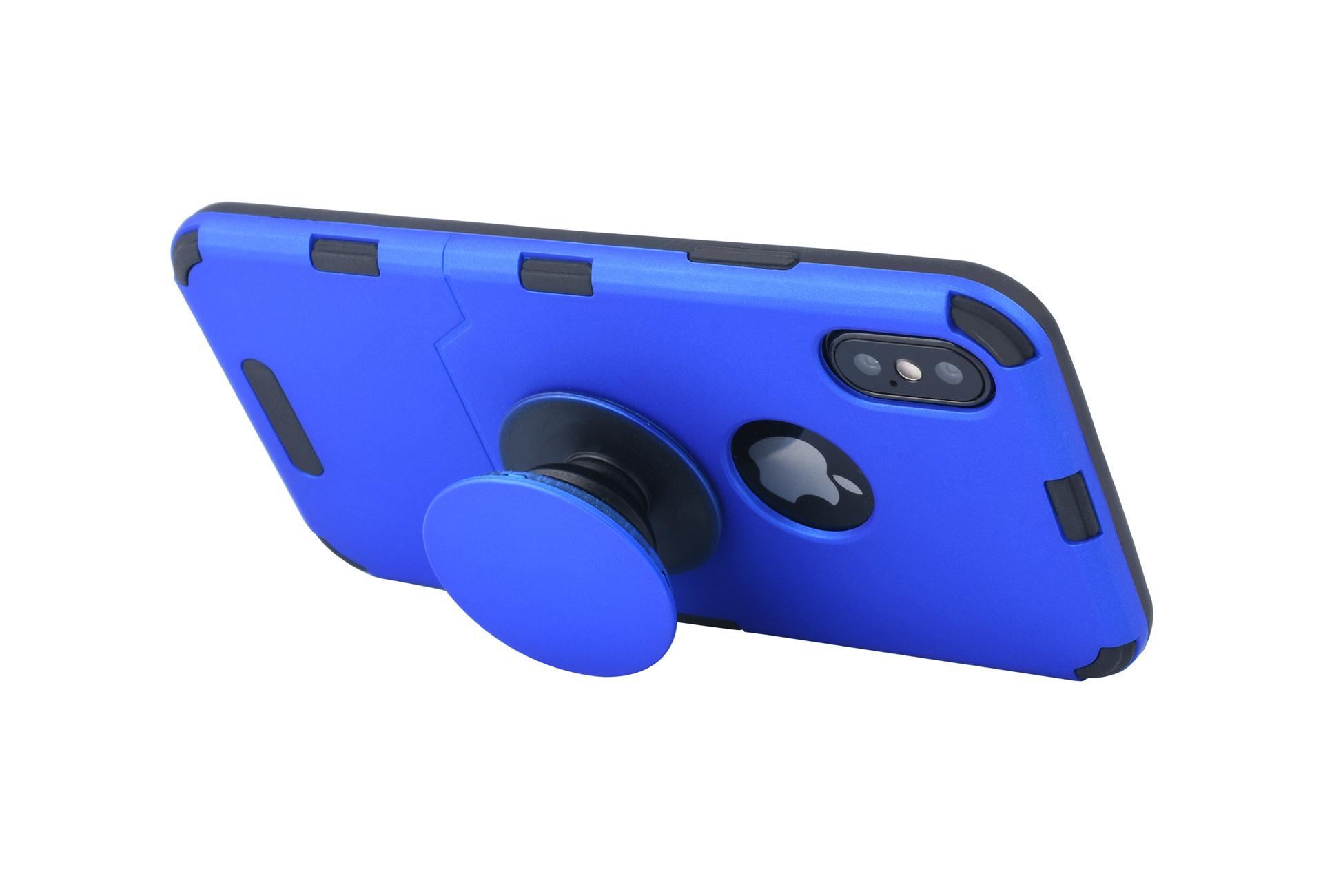 Apple iPhone X-Xs Blauw Backcover hoesje Soft Touch, foto 4 van 5