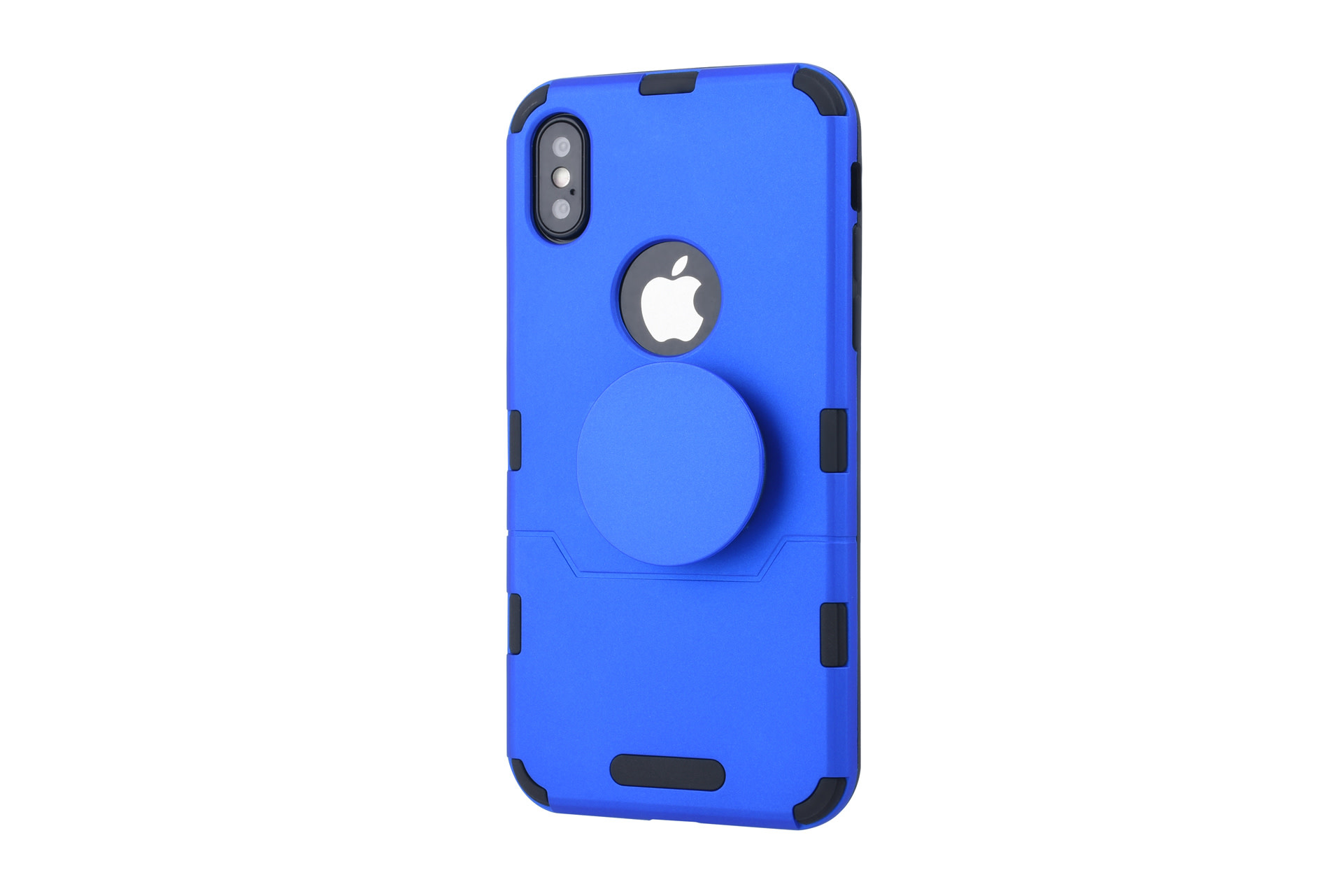 Apple iPhone X-Xs Blauw Backcover hoesje Soft Touch, foto 5 van 5