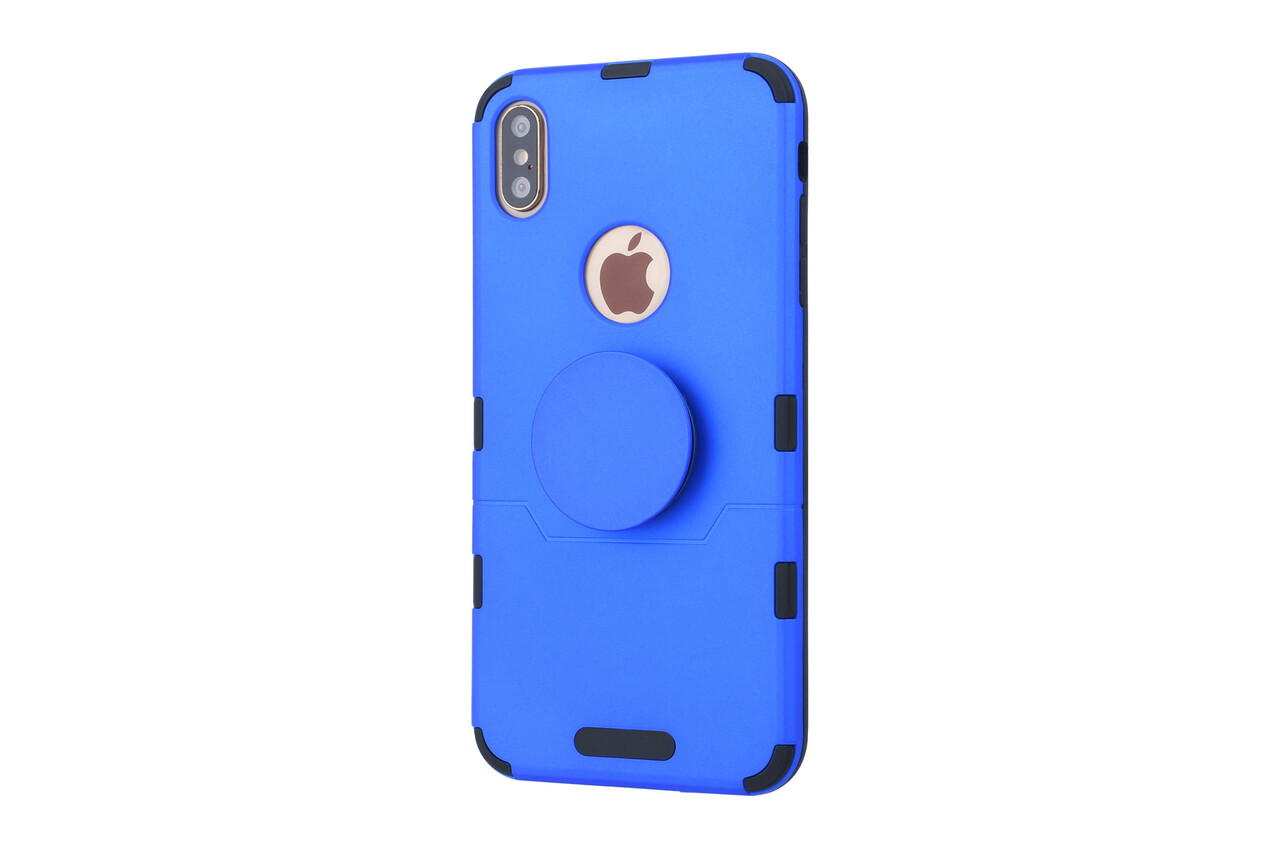 Apple iPhone Xs Max Blue Back cover case - Soft Touch Apple iPhone Xs Max Blue Back cover case - Soft Touch