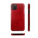 Pierre Cardin Pierre Cardin Apple iPhone 11 Pro Back-Cover hul Rot - Genuine Leather Pierre Cardin Pierre Cardin Apple iPhone 11 Pro Back-Cover hul Rot - Genuine Leather