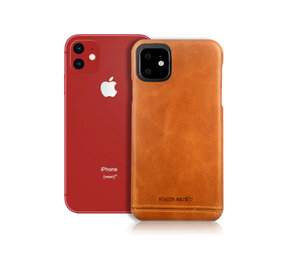 Pierre Cardin Pierre Cardin Apple iPhone 11 Brown Back cover case - Genuine Leather Pierre Cardin Pierre Cardin Apple iPhone 11 Brown Back cover case - Genuine Leather