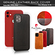 Pierre Cardin Pierre Cardin Apple iPhone 11 Donker Bruin Backcover hoesje Genuine leather Pierre Cardin Pierre Cardin Apple iPhone 11 Donker Bruin Backcover hoesje Genuine leather