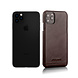 Pierre Cardin Pierre Cardin Apple iPhone 11 Pro Max Donker Bruin Backcover hoesje Genuine leather Pierre Cardin Pierre Cardin Apple iPhone 11 Pro Max Donker Bruin Backcover hoesje Genuine leather