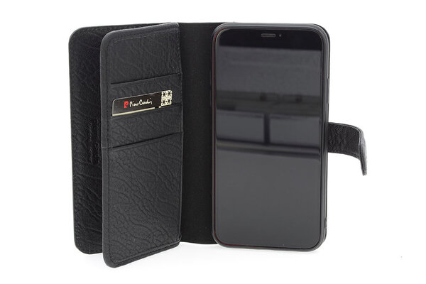 Pierre Cardin Pierre Cardin Zwart hoesje iPhone 11 Pro - Book Case - Leather Wallet Series - Echt Leer Pierre Cardin Pierre Cardin Zwart hoesje iPhone 11 Pro - Book Case - Leather Wallet Series - Echt Leer