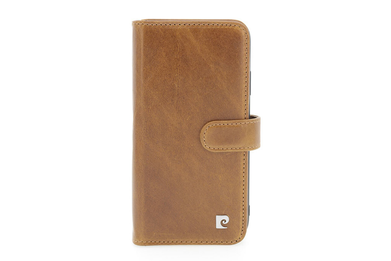 Pierre Cardin Pierre Cardin Apple iPhone 11 Pro Max Brown Book type case - Genuine Leather Pierre Cardin Pierre Cardin Apple iPhone 11 Pro Max Brown Book type case - Genuine Leather