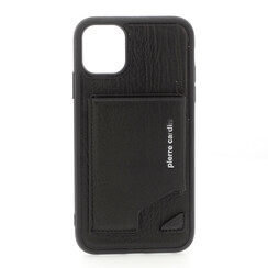 Pierre Cardin Apple iPhone 11 Noir Back cover coque Genuine Leather