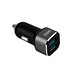 UNIQ Accessory UNIQ Accessory Autolader Lightning 2.4A - Zwart UNIQ Accessory UNIQ Accessory Autolader Lightning 2.4A - Zwart