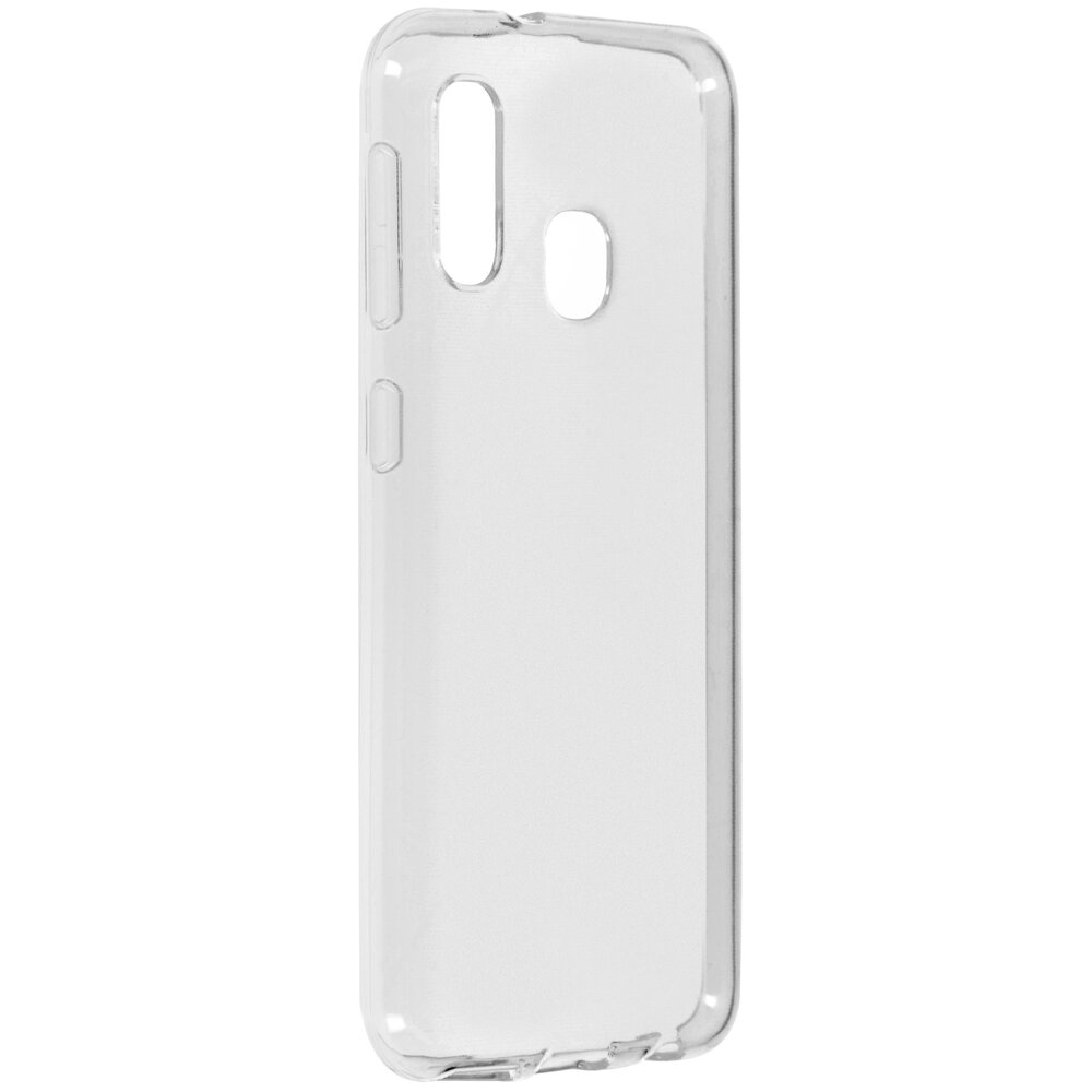 Samsung Galaxy A20s Hoes Cover TPU Siliconen Hoesje Transparant