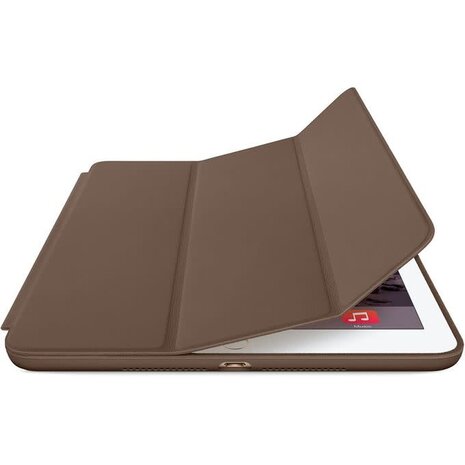 Apple iPad Air Bruin Smart Case - Book Case Tablethoes Apple iPad Air Bruin Smart Case - Book Case Tablethoes