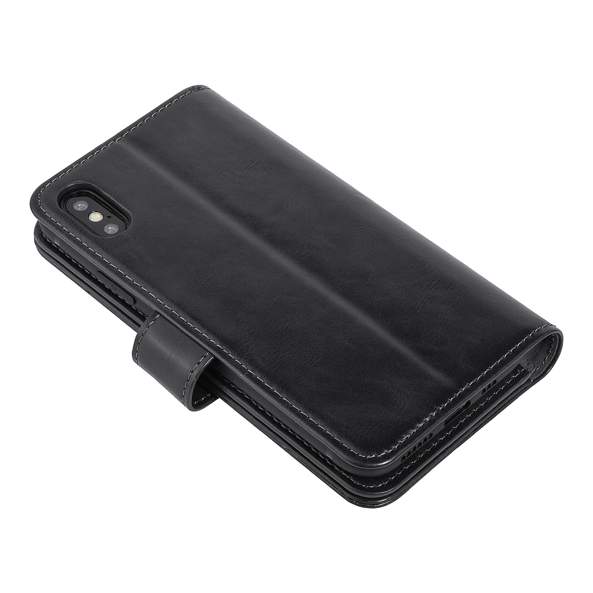 UNIQ Accessory UNIQ Accessory Zwart hoesje iPhone Xs Max - Book Case - Zachte huid, foto 5 van 6