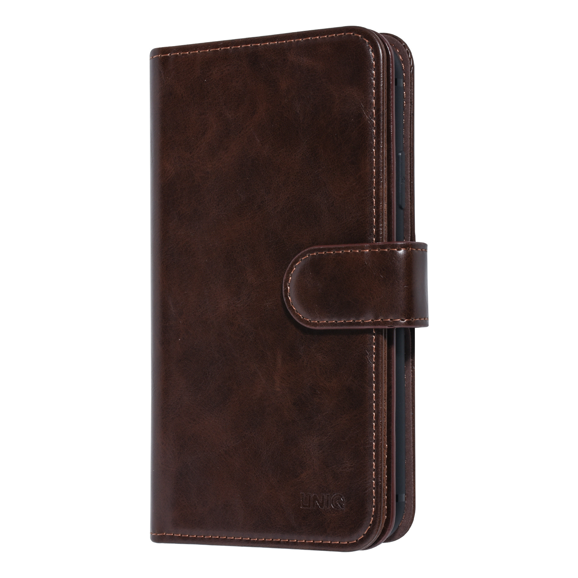 UNIQ Accessory UNIQ Accessory Bruin hoesje iPhone Xs Max - Book Case - Zachte huid, foto 2 van 6