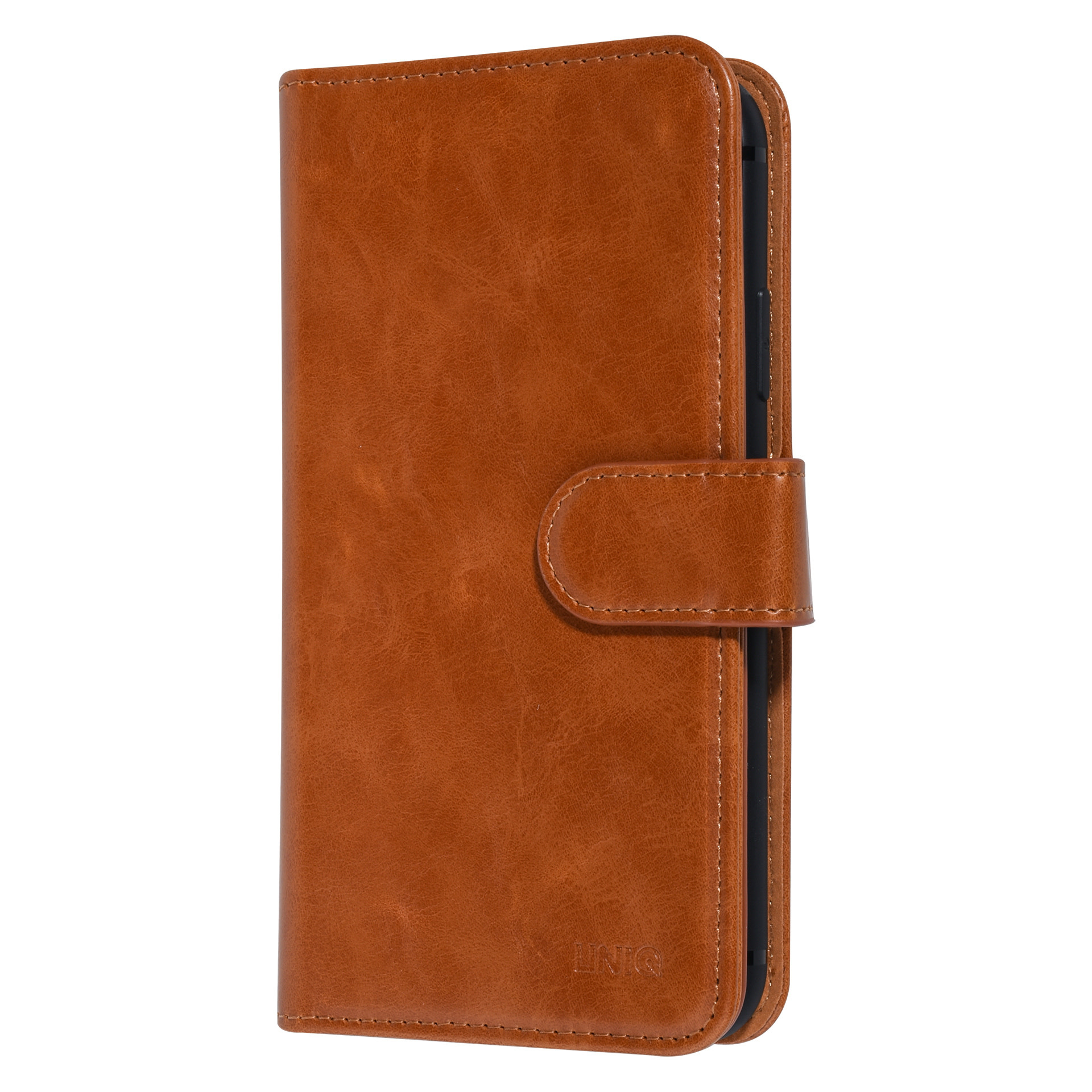 UNIQ Accessory UNIQ Accessory DonkerBruin hoesje iPhone Xs Max - Book Case - Zachte huid, foto 2 van 6