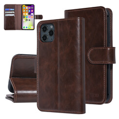 UNIQ Accessory iPhone 11 Pro DunkelBraun Sanfte Berührung Book-Case hul