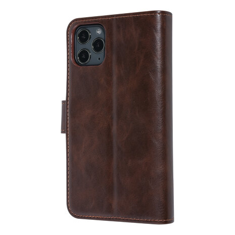 UNIQ Accessory UNIQ Accessory Apple iPhone 11 Pro Dark Brown Soft Touch Book type case UNIQ Accessory UNIQ Accessory Apple iPhone 11 Pro Dark Brown Soft Touch Book type case