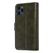 UNIQ Accessory UNIQ Accessory DonkerGroen hoesje iPhone 11 Pro - Book Case - Zachte huid UNIQ Accessory UNIQ Accessory DonkerGroen hoesje iPhone 11 Pro - Book Case - Zachte huid