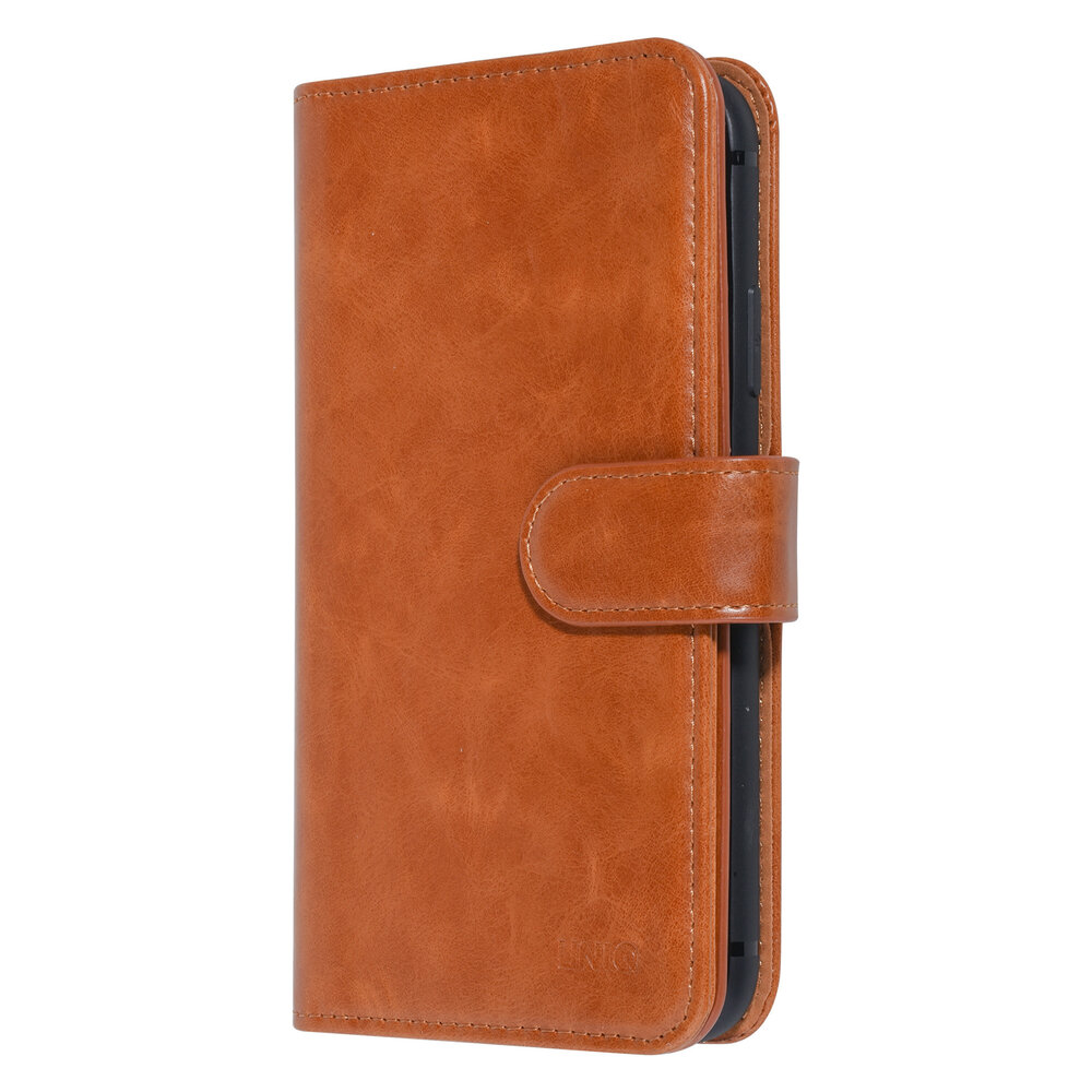 UNIQ Accessory UNIQ Accessory Apple iPhone 11 Pro Max Dark Brown Soft Touch Book type case UNIQ Accessory UNIQ Accessory Apple iPhone 11 Pro Max Dark Brown Soft Touch Book type case