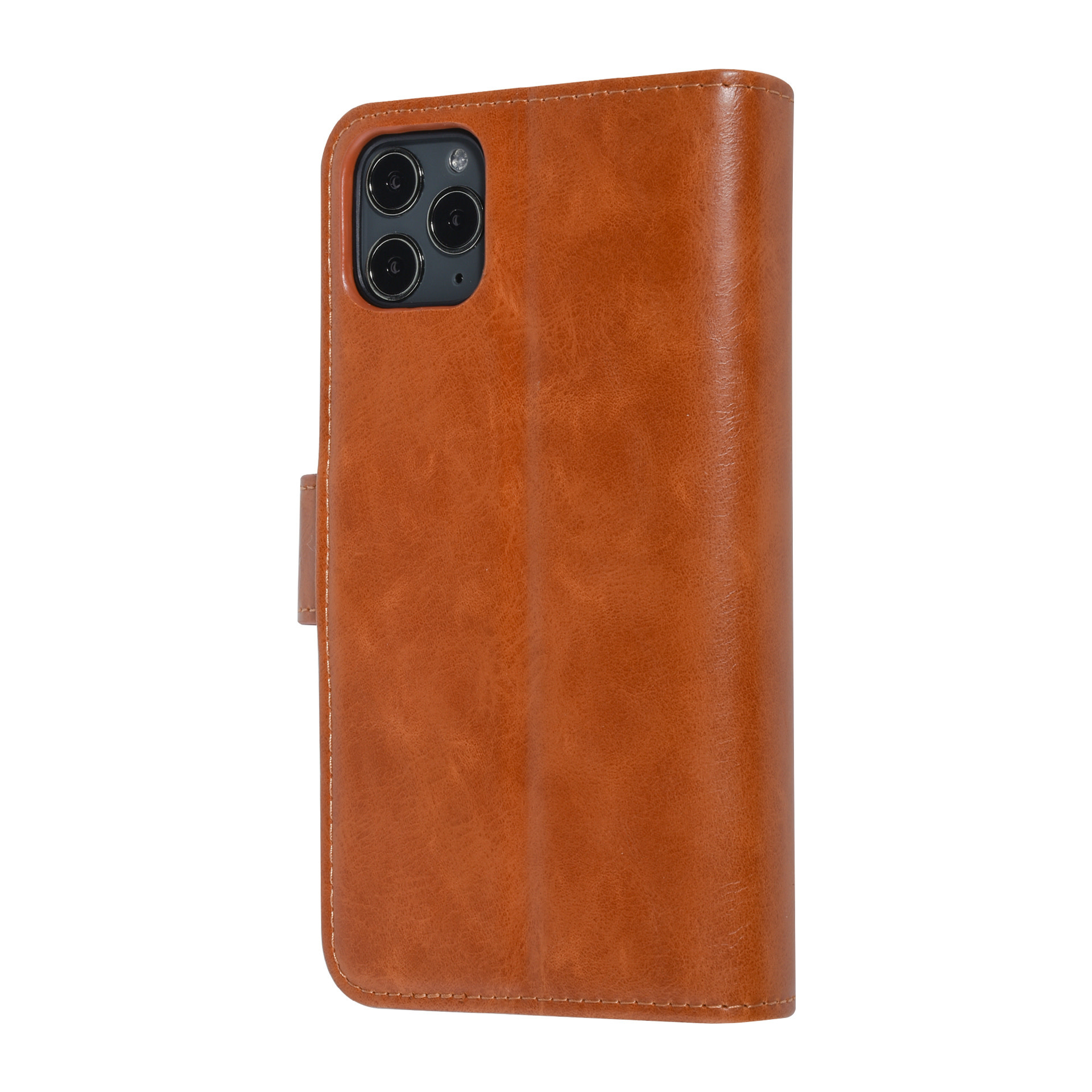 UNIQ Accessory UNIQ Accessory DonkerBruin hoesje iPhone 11 Pro Max - Book Case - Zachte huid, foto 5 van 6