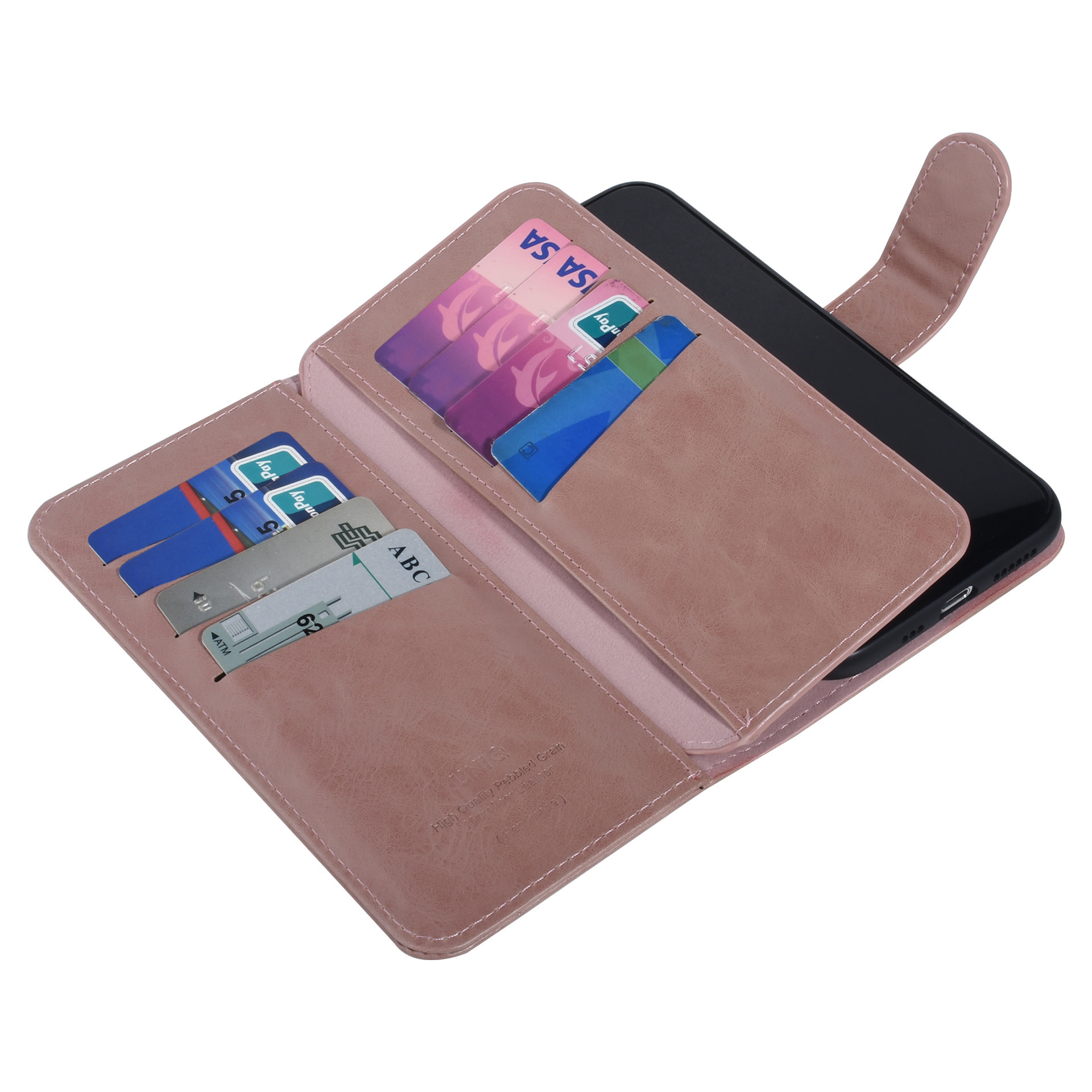 UNIQ Accessory UNIQ Accessory Roze hoesje iPhone 11 Pro Max - Book Case - Zachte huid, foto 4 van 6