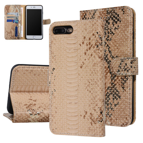 UNIQ Accessory UNIQ Accessory Apple iPhone 7-8 Plus Gold Snakeskin Book type case UNIQ Accessory UNIQ Accessory Apple iPhone 7-8 Plus Gold Snakeskin Book type case