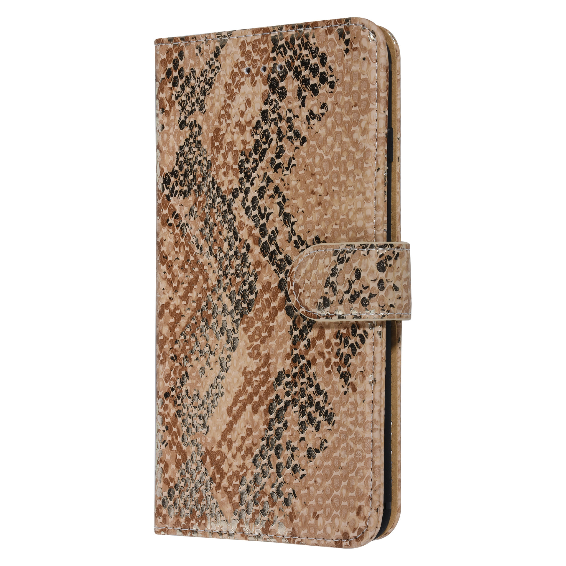 UNIQ Accessory UNIQ Accessory Goud Slangenleer hoesje voor iPhone 7-8 Plus - Book Case, foto 2 van 6