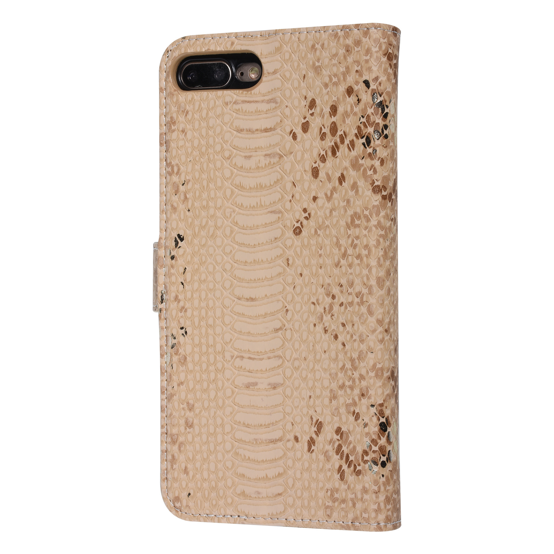 UNIQ Accessory UNIQ Accessory Goud Slangenleer hoesje voor iPhone 7-8 Plus - Book Case, foto 5 van 6