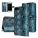 UNIQ Accessory UNIQ Accessory iPhone 7-8 Plus Noir et Vert Peau de serpent Book type housse UNIQ Accessory UNIQ Accessory iPhone 7-8 Plus Noir et Vert Peau de serpent Book type housse