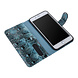 UNIQ Accessory UNIQ Accessory Zwart en Blauw Slangenleer hoesje voor iPhone 7-8 Plus- Book Case UNIQ Accessory UNIQ Accessory Zwart en Blauw Slangenleer hoesje voor iPhone 7-8 Plus- Book Case
