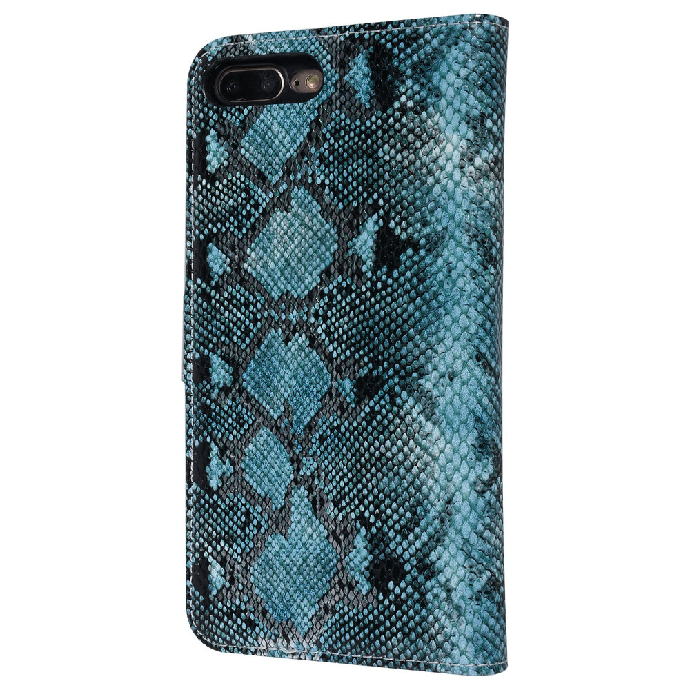 UNIQ Accessory UNIQ Accessory Apple iPhone 7-8 Plus Black and Green Snakeskin Book type case UNIQ Accessory UNIQ Accessory Apple iPhone 7-8 Plus Black and Green Snakeskin Book type case